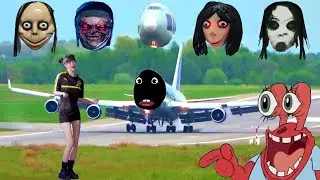 Evil nun ghost face plane funny video | ghost funny fight video | ghost funny video