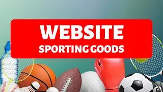 Make a Basic Website for a Sporting Goods Store - EASY!