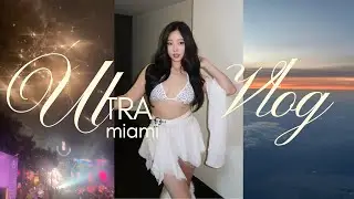 🐚⋆❀˖&deg; i went to ultra miami for the first time | vlog