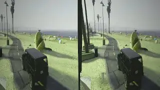 4K 3D SBS VR GTA V Max Graphics  | 10 minutes of Venice Beach