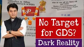 No Target for GDS? Dark Reality of GDS Job, Jyotiraditya Scindia's Order for GDS, Target after IT2.0