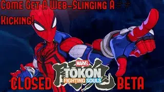 That's A Web-Slinging A#@ Kicking! | Marvel Tokon: Fighting Souls (2nd Closed Beta)