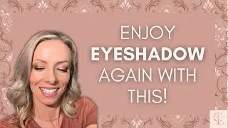 Make eyeshadow work on aging or dry  eyes with this tip!