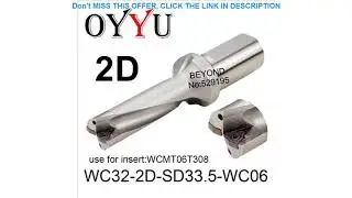 WC32-2D-SD33.5-WC06  WC indexable insert drill U Drilling Shallow Hole indexable insert drills Coo