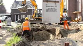 Plaatsing ondergrondse container | Engels Group