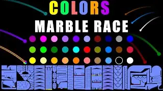 Amazing Colors Marble Race in Algodoo \ Marble Race King