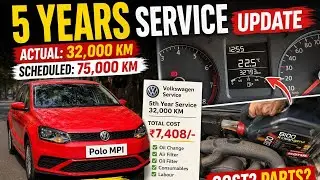 Vw polo 1.0 mpi 5 year 75000 kms service update