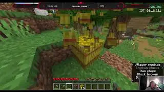 First Minecraft Stream