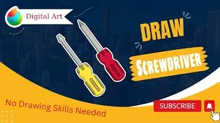 HOW to draw  #doodles Zero Skills( #screwdriver  ) #MediBang Paint Pro