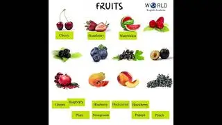 Fruits Vocabulary: List of Fruits in English | Fruits Names with Pictures | #shorts​​​