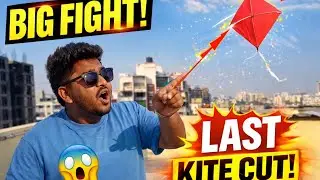 “Last Kite Cut Ne Sabko Hila Diya 😱| Big Kite Cutting Fight”kite Vlog #kitecutting #kiteflying #vlog
