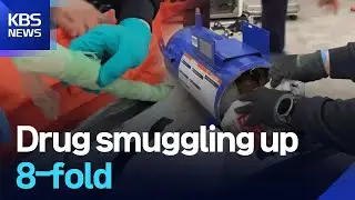 Drug smuggling up 8-fold / KBS  2025.07.29.