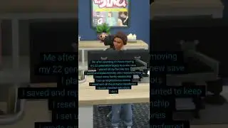honestly more like 8+ hours but worth it! #sims4legacy #sims4gameplay #sims4funny #sims4addict