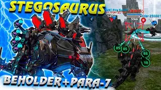 Stegosaurus Beholder+PARA-7 ::: Jurassic Monster World Dinosaur War