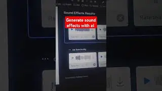 generate sound effects with ai  | audiobox by meta #shorts #ai #soundeffect #meta