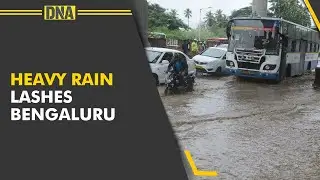 Bengaluru: Heavy rain lashes Bengaluru causing waterlogging in several areas
