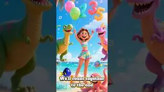 Let&rsquo;s Count  with Colorful Dinosaurs 🦖🐠 | Fun 3D Counting Adventure for Kids 🎈✨
