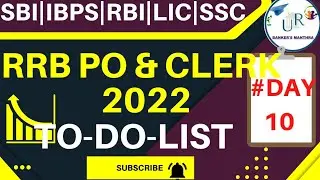 Day-10_To-Do List for RRB PO&CLERK #ibps #rrbpo&clerk #bankexams #urbankersmanthra