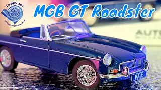 Unboxing and Review Autoart MGB GT roadster Millennium Edition
