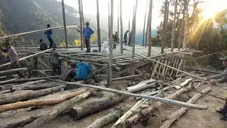 Tagin Tribe House making