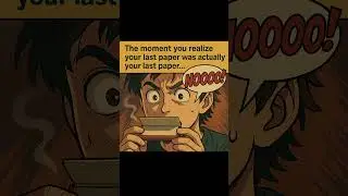 POV: You thought you had one more paper left&hellip; but destiny had other plans 😭🔥