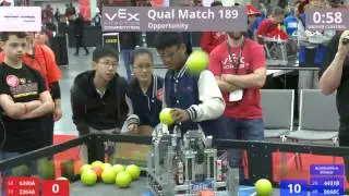 VEX Worlds 2016 - VRC Middle School - Opportunity - Qual 189 (6390A 2264A) 129 vs 184 (4431B 8068C)