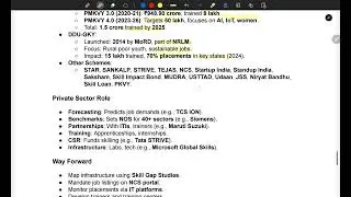 Governance and Social Justice L-&nbsp;12 | Government Initiatives for Skill Develp| UPSC CSE |PSC |Quick