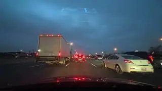 POV: Highway 401 Traffic // DJI Osmo Nano SuperNight Mode