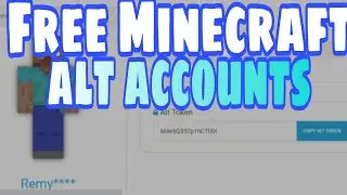 How To Get a Free Minecraft Alt Accounts || On The Way To 20 Subs