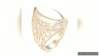 Kinel New Design 585 Rose Gold Glossy Rings Christmas Gift Fashion Rhombus Hollow Flower Women Jewel