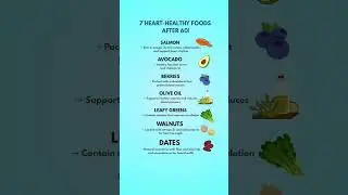 Over 60? 7 Heart-Healthy Foods That Lower Cholesterol & Boost Circulation🫀