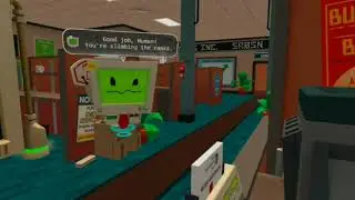 top worst employee job simulator Vr Game play oculus quest 2 kids playing