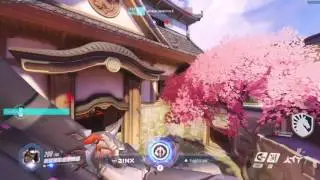 Genji God Shadder2k dominating Phara on Hanamura 🈲 Overwatch