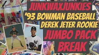 93 Bowman Baseball Jumbo Pack Break special package searching for Derek Jeter Rookie