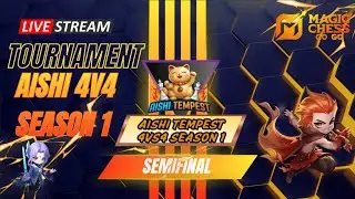 LIVE :TURNAMEN 4vs4 AISHI TEMPEST S1 SEMIFINAL : NINEBALL vs PHOENIX #MagicChessGoGo #MCGG
