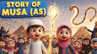 Quranic Miracle! Musa (A.S.) Ka Asa Aur Badalta Saanp | Kids Islamic story | Islamic times#storiea