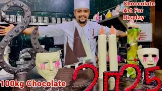 Chocolate Art / 100kg Chocolate से बनाया इतना सारा कुछ अभी तक नहीं देखा होगा किसी ने / Chocolate