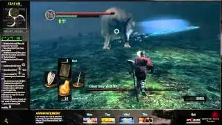 Xbye takes on, Great Grey Wolf Sif