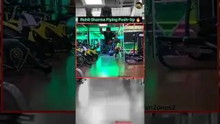 Rohit Sharma Flying Push-Up 🔥 😱 #rohitsharma #fitness