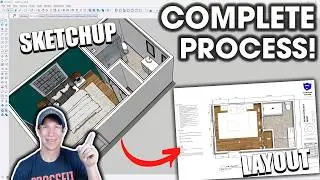 The COMPLETE SketchUp to Layout Plan Process