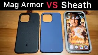 Spigen mag armor vs Caudabe sheath iPhone 14 pro max