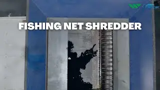 Fishing Net Shredder by Single Shaft Shredder
