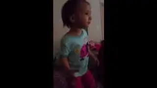 Sydney dances to Popushi.