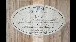 Guitar Nhật cao cấp Yamaha L5 gen1 - 8tr - 034.9631.393