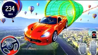 Mega Ramps Car Racing Stunt Simulator Game - Impossible GT Car Muscle Race 3D - Android Video Games 