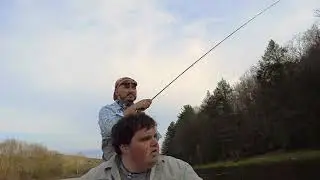 Dry Fly Fishing the Delaware River for Wild Brown Trout