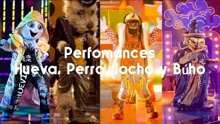 Perfomance de Hueva, Perro, Jocho y Búho ¿Quién es la Máscara?
