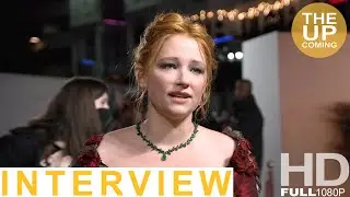 Hayley Bennett at Cyrano premiere interview