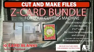 Z Fold Pop-Up Card Blank Bundle