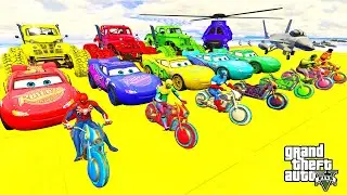 GTA V Hard Stunt Race: Cars, Boats, Motorcycles Showdown #EpicRace #Stunts